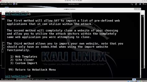 Launching an Android Metasploit. . Kali clone website